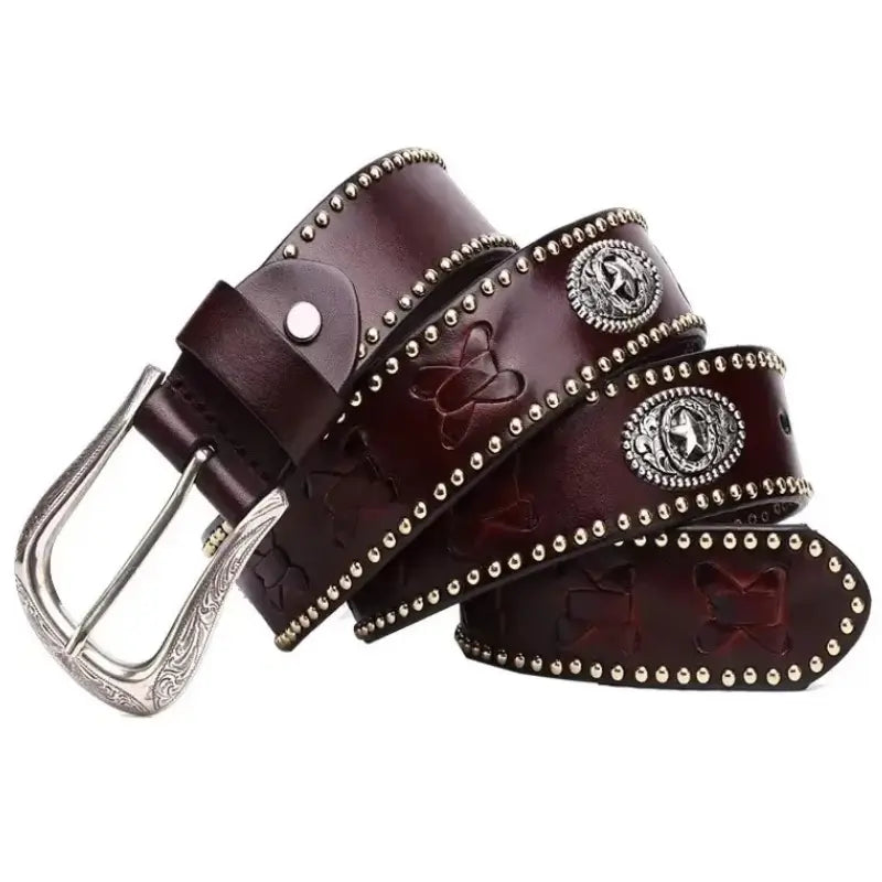 Ceinture Western Cloutée – Image 2