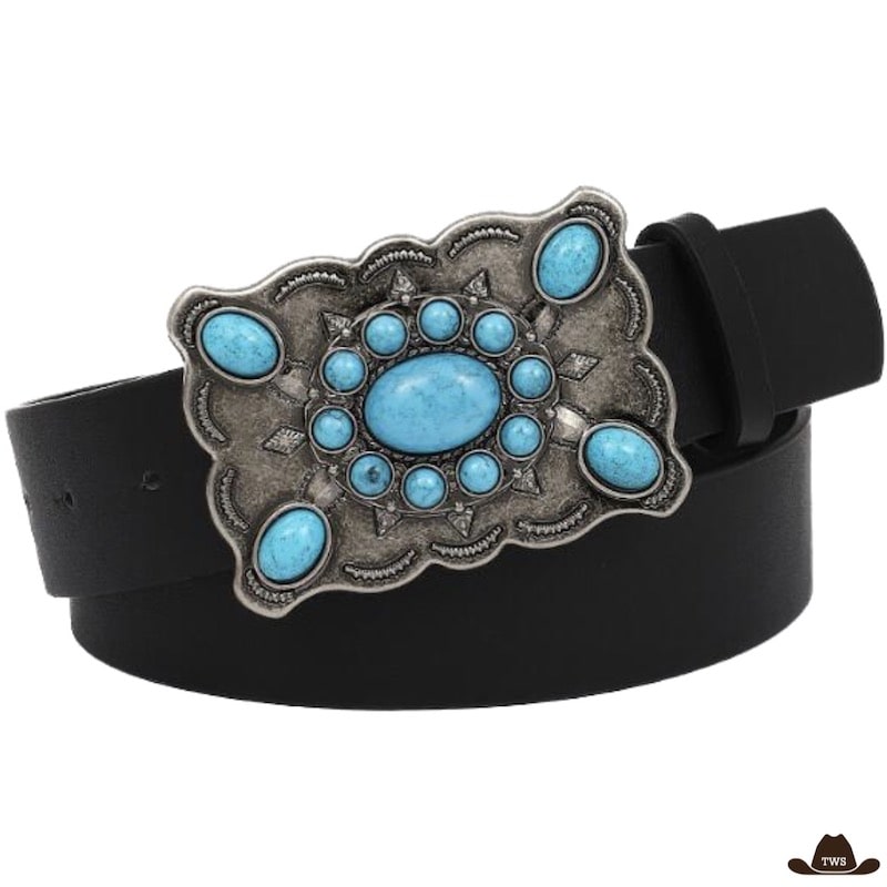 Ceinture Western Femme Turquoise – Image 4