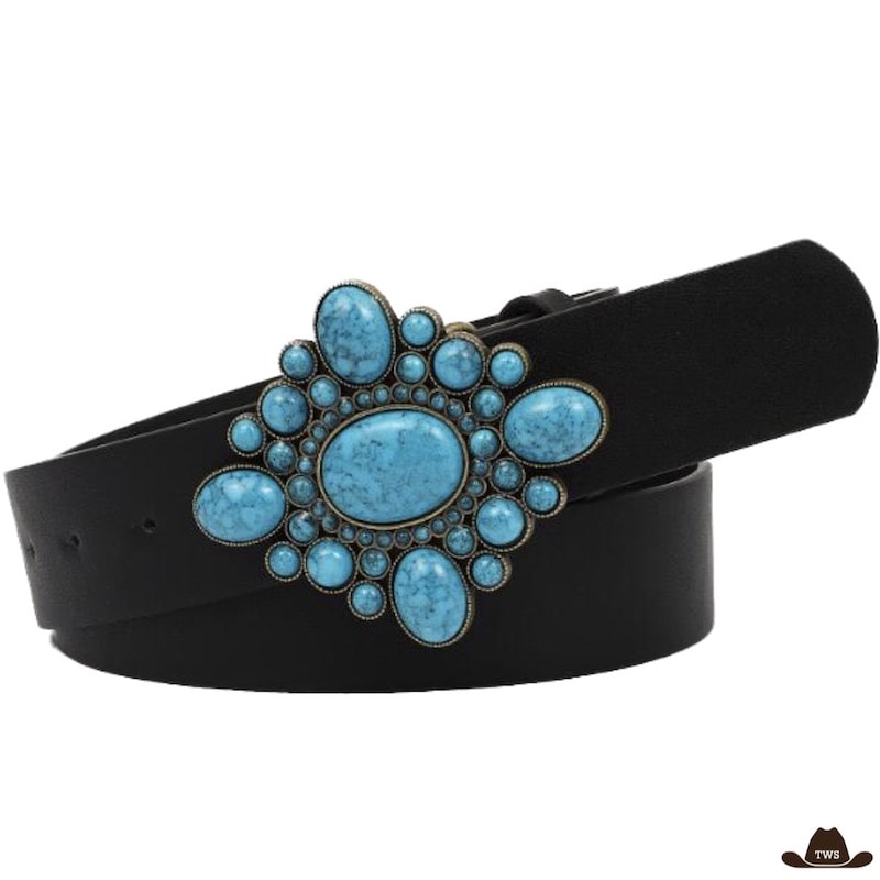 Ceinture Western Femme Turquoise – Image 2