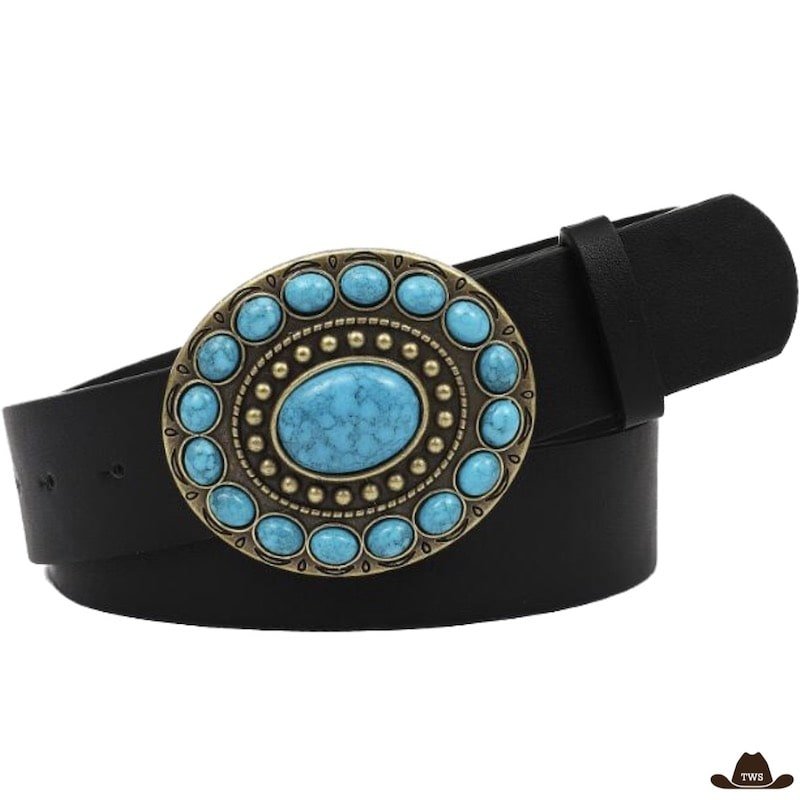 Ceinture Western Femme Turquoise – Image 5