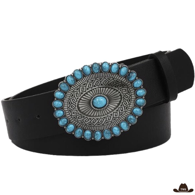 Ceinture Western Femme Turquoise – Image 3