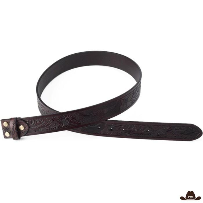 Ceinture Western Pour Boucle Interchangeable – Image 3