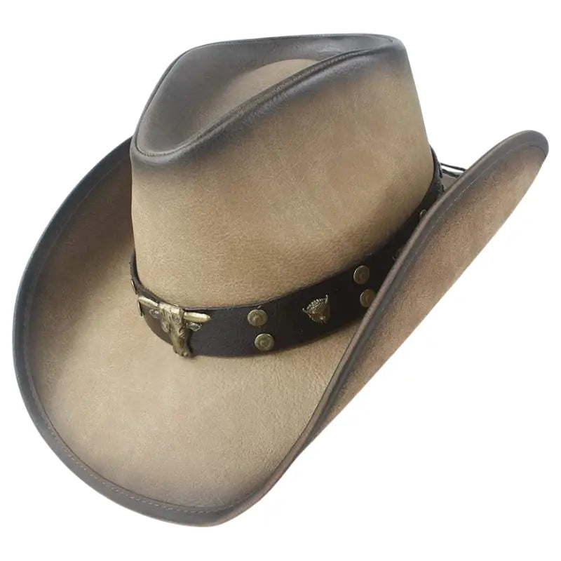 Chapeau Country en Cuir
