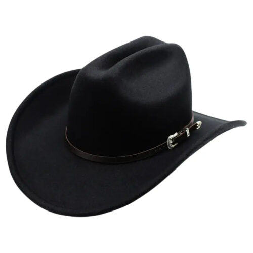 chapeau-cowboy-noir-homme-1.jpg Chapeau de Cowboy Noir Homme