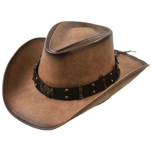 chapeau-cuir-cowboy-western-1.jpg Chapeau de Cowboy Western en Cuir