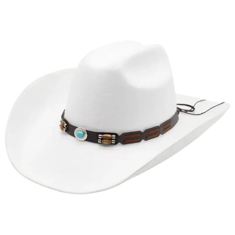 Chapeau de Cowboy Blanc