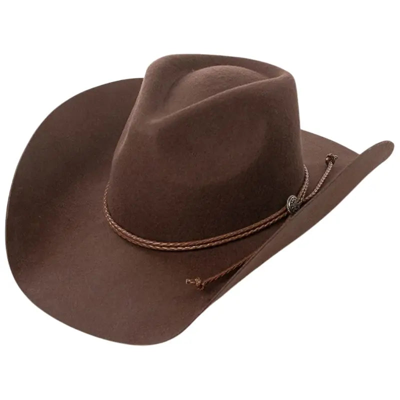 Chapeau de Cowboy en Feutre Marron – Image 2