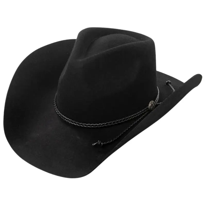 Chapeau de Cowboy en Feutre Noir – Image 2