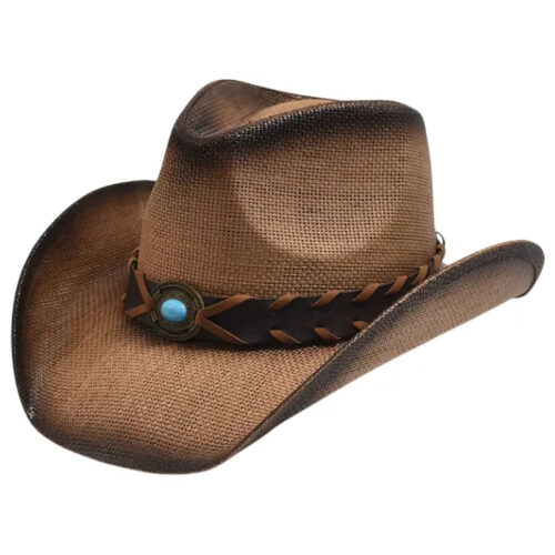 chapeau-de-paille-cowboy-homme-1.jpg Chapeau de Cowboy en Paille pour Homme