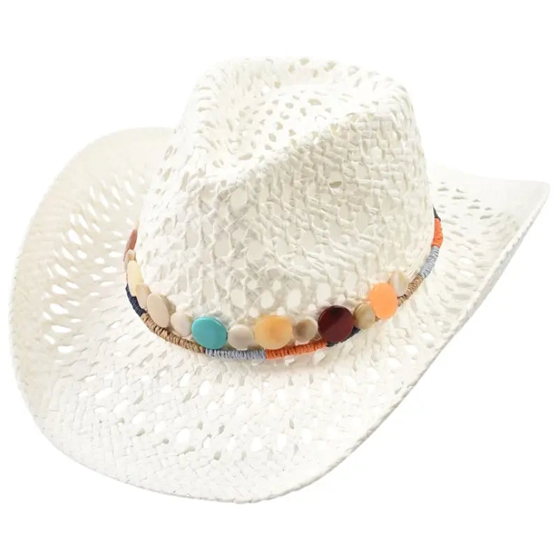 Chapeau Western en Paille Femme
