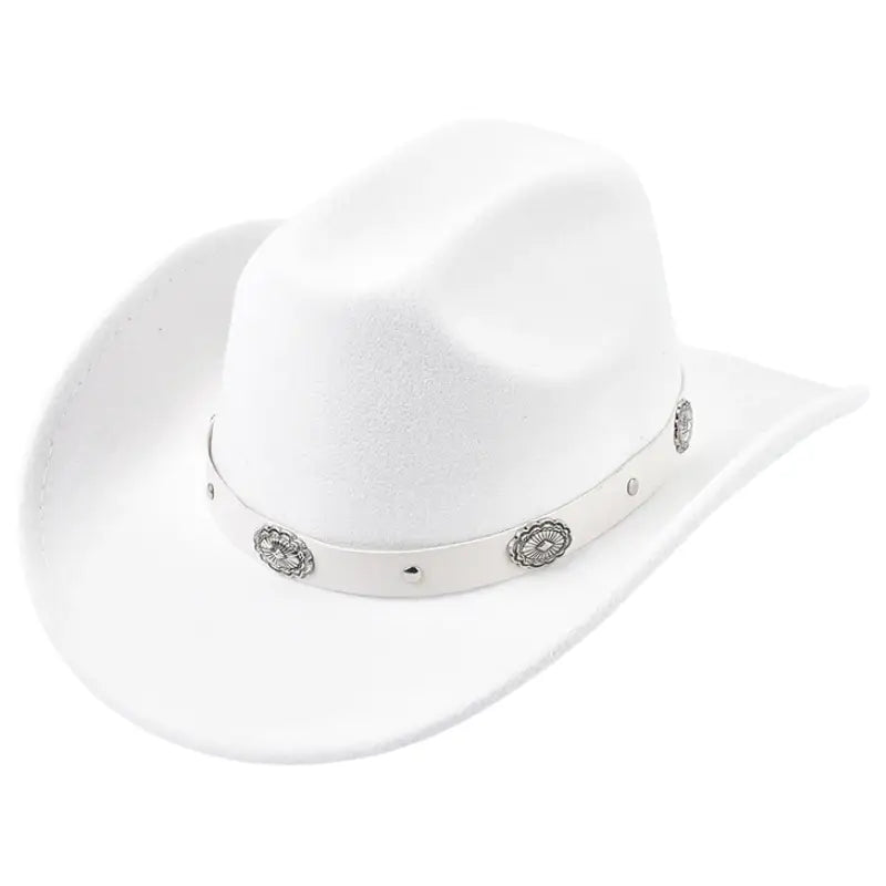 Chapeau Western Blanc