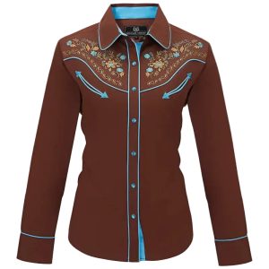 Chemise Américaine Western pour Femme