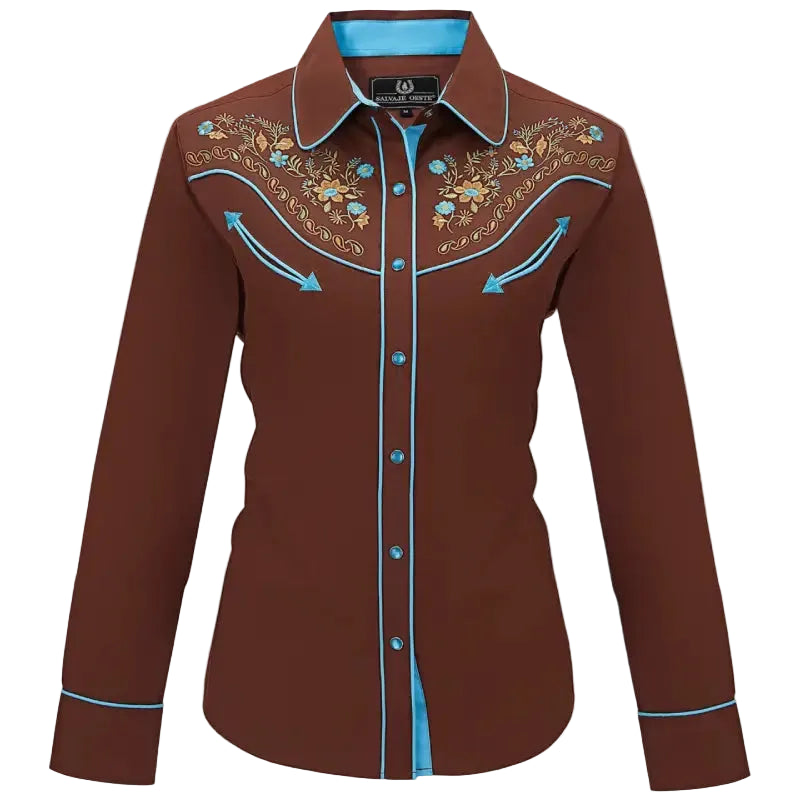 Chemise Américaine Western pour Femme