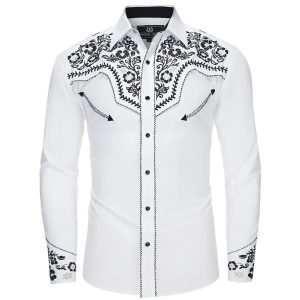 Chemise Cowboy Blanche