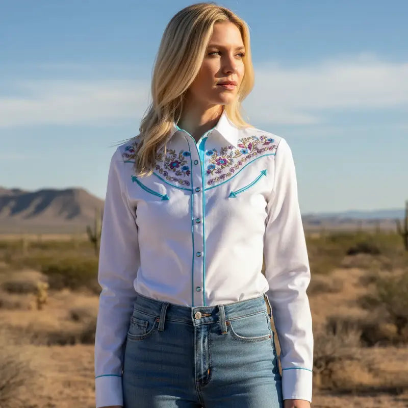 Chemise Équitation Western pour Femme – Image 2