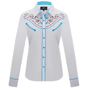 Chemise Équitation Western pour Femme