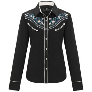 Chemise Style Cowboy pour Femme