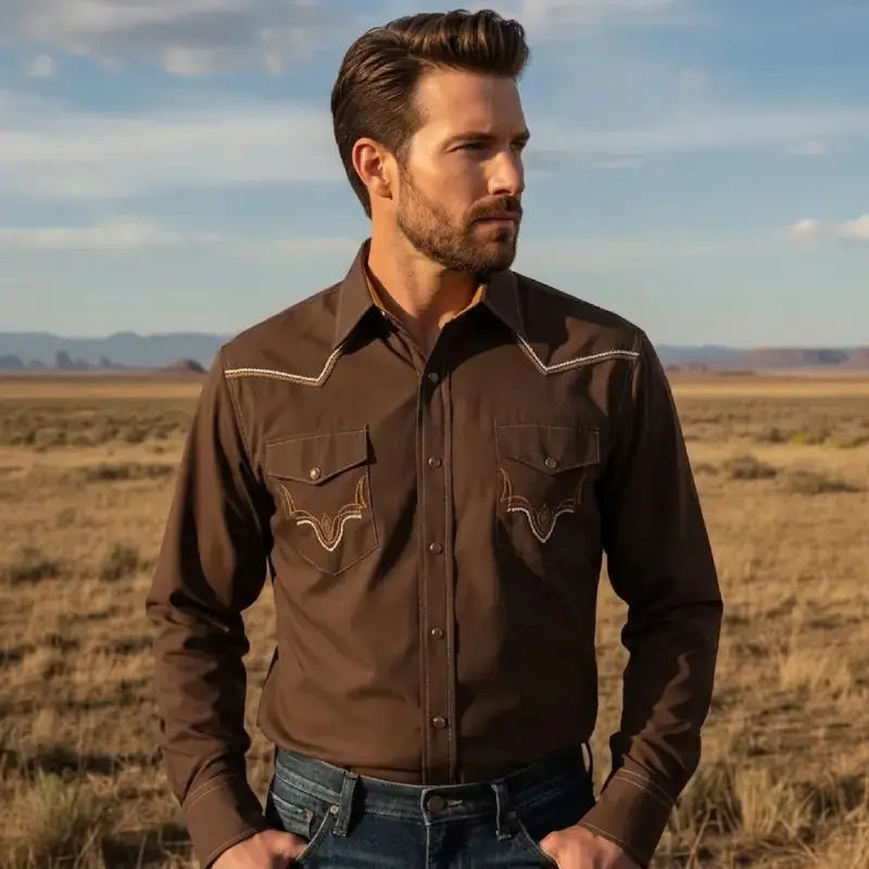Chemise Style Western pour Homme – Image 2