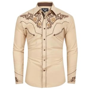 Chemise Western Beige