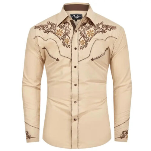 chemise-western-beige-1.jpg Chemise Western Beige