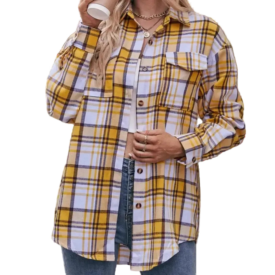 Chemise Western à Carreaux pour Femme