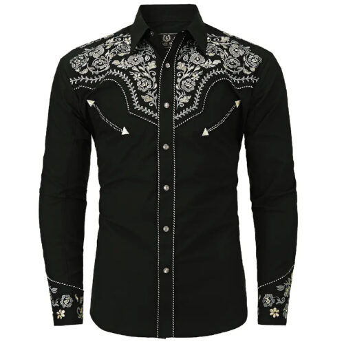 chemise-western-homme-brodee-1.jpg Chemise Western Homme Brodée
