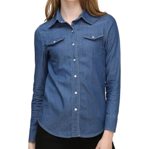 chemise-western-jean-femme-5.jpg Chemise Western en Jean pour Femme