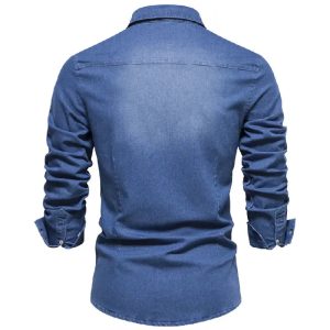 Chemise Western en Jean pour Homme