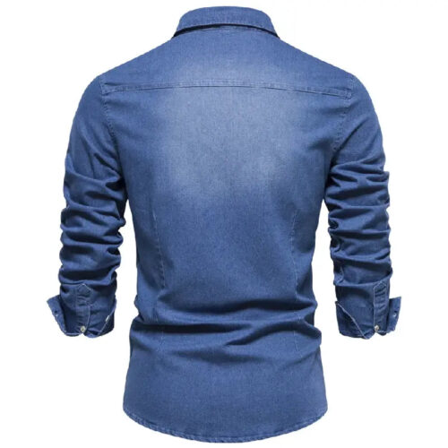 Chemise Western en Jean pour Homme
