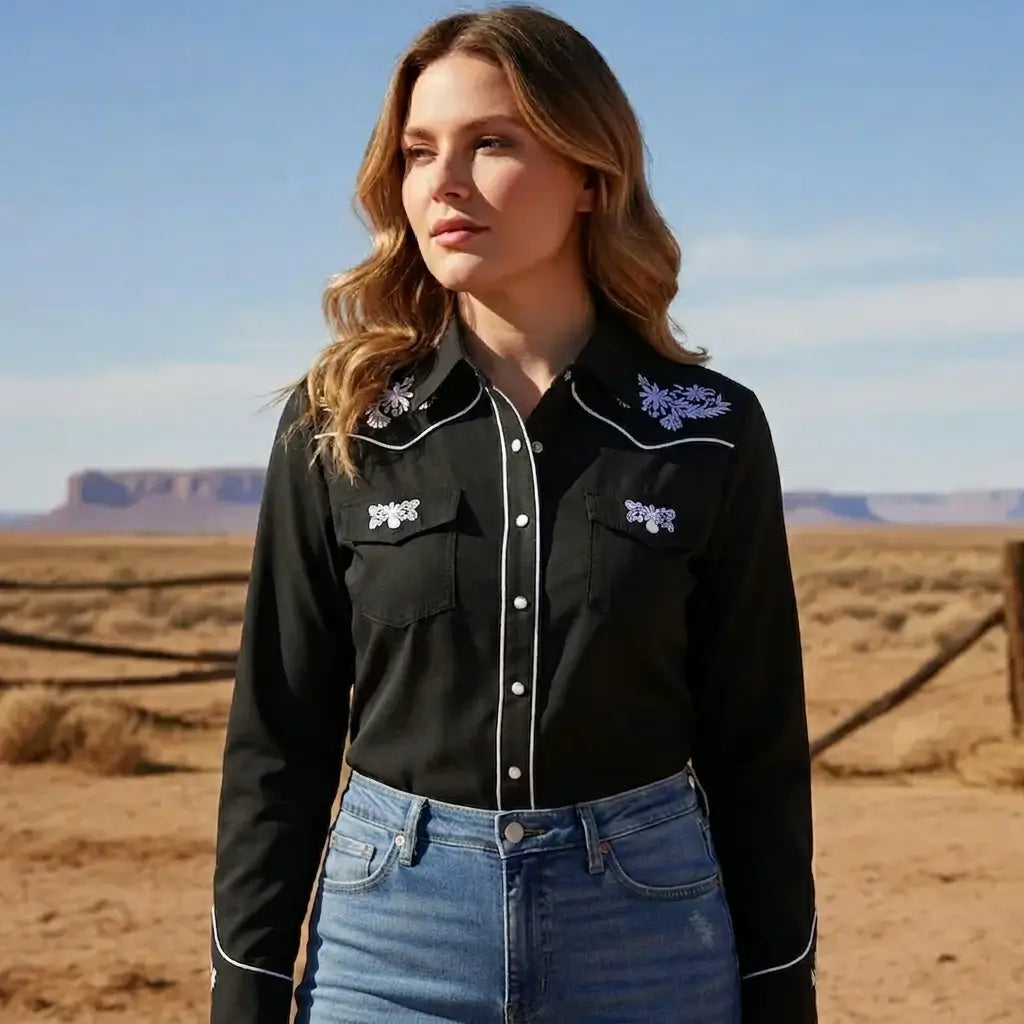 Chemisier Western pour Femme – Image 2
