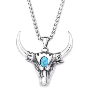 Collier Crâne de Buffle