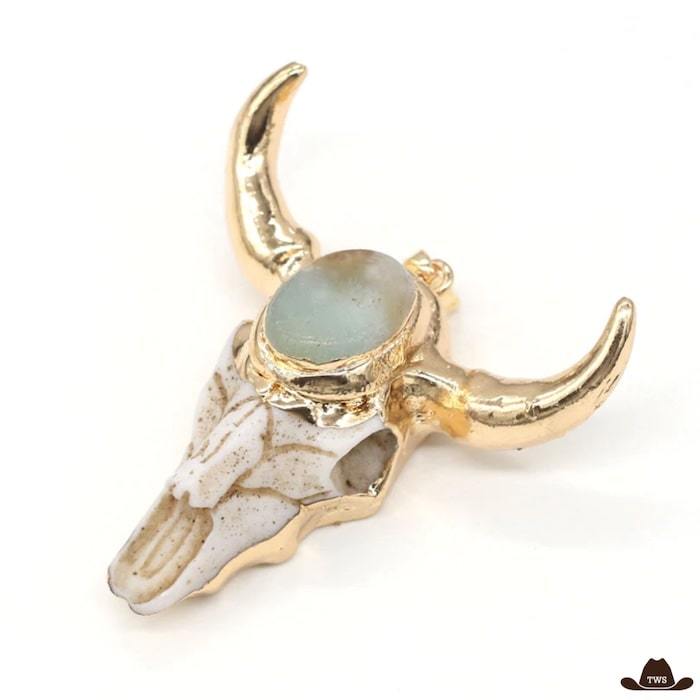 Collier Pendentif Crâne de Buffle – Image 6