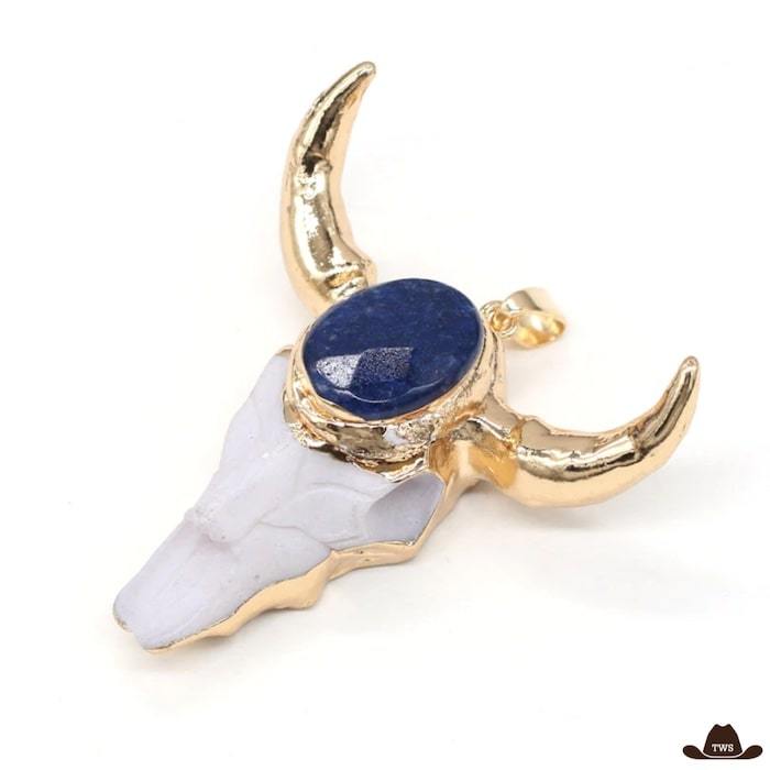 Collier Pendentif Crâne de Buffle – Image 3
