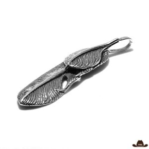 Collier Plume (Argent)