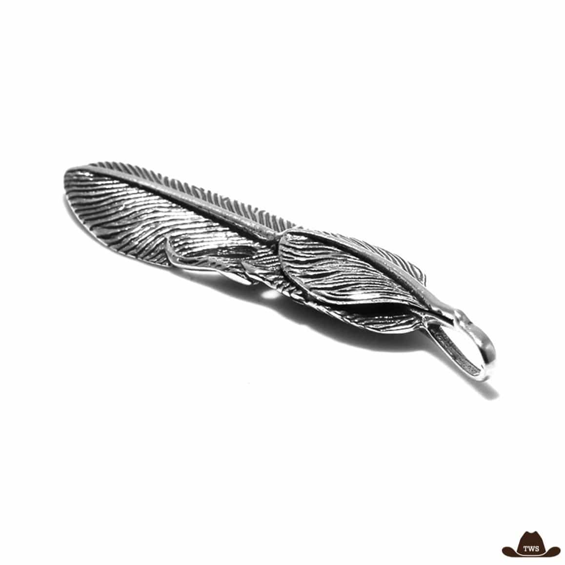 Collier Plume (Argent) – Image 2