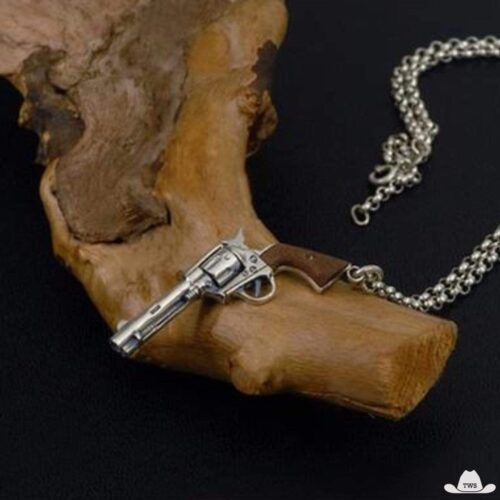 collier-western-revolver-argent-456602.jpg Collier Western Revolver (Argent)