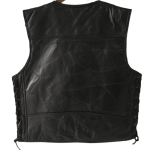 Gilet Western en Cuir Homme