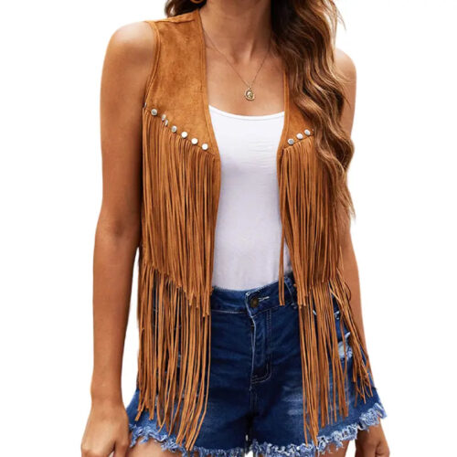 gilet-country-franges-femme-1.jpg Gilet Country à Franges Femme