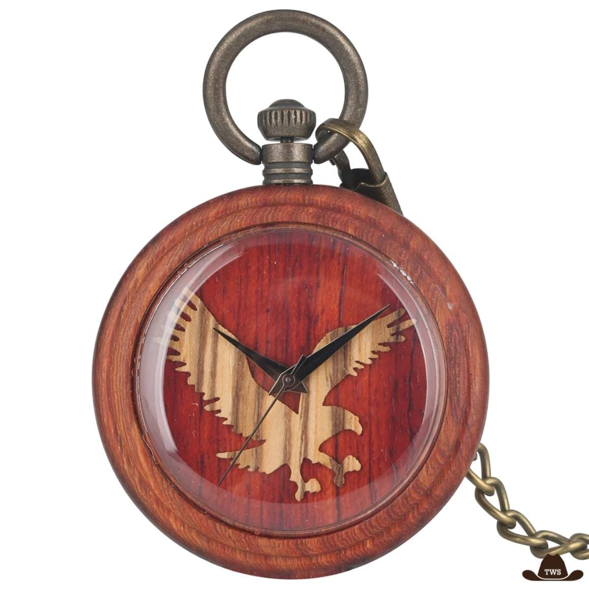 Montre à Gousset en Bois