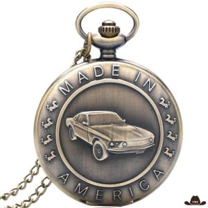 Montre à Gousset Homme Voiture