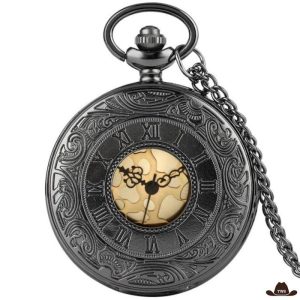 Montre à Gousset Noire