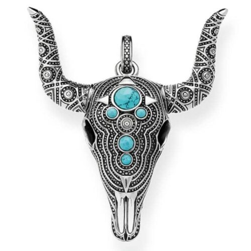 pendentif-crane-de-buffle-1.jpg Pendentif Crâne de Buffle (Argent)