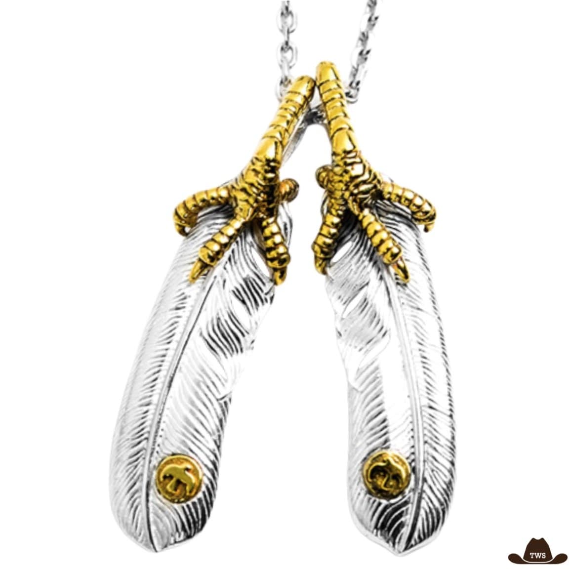 Pendentif de Plumes (Argent) – Image 2
