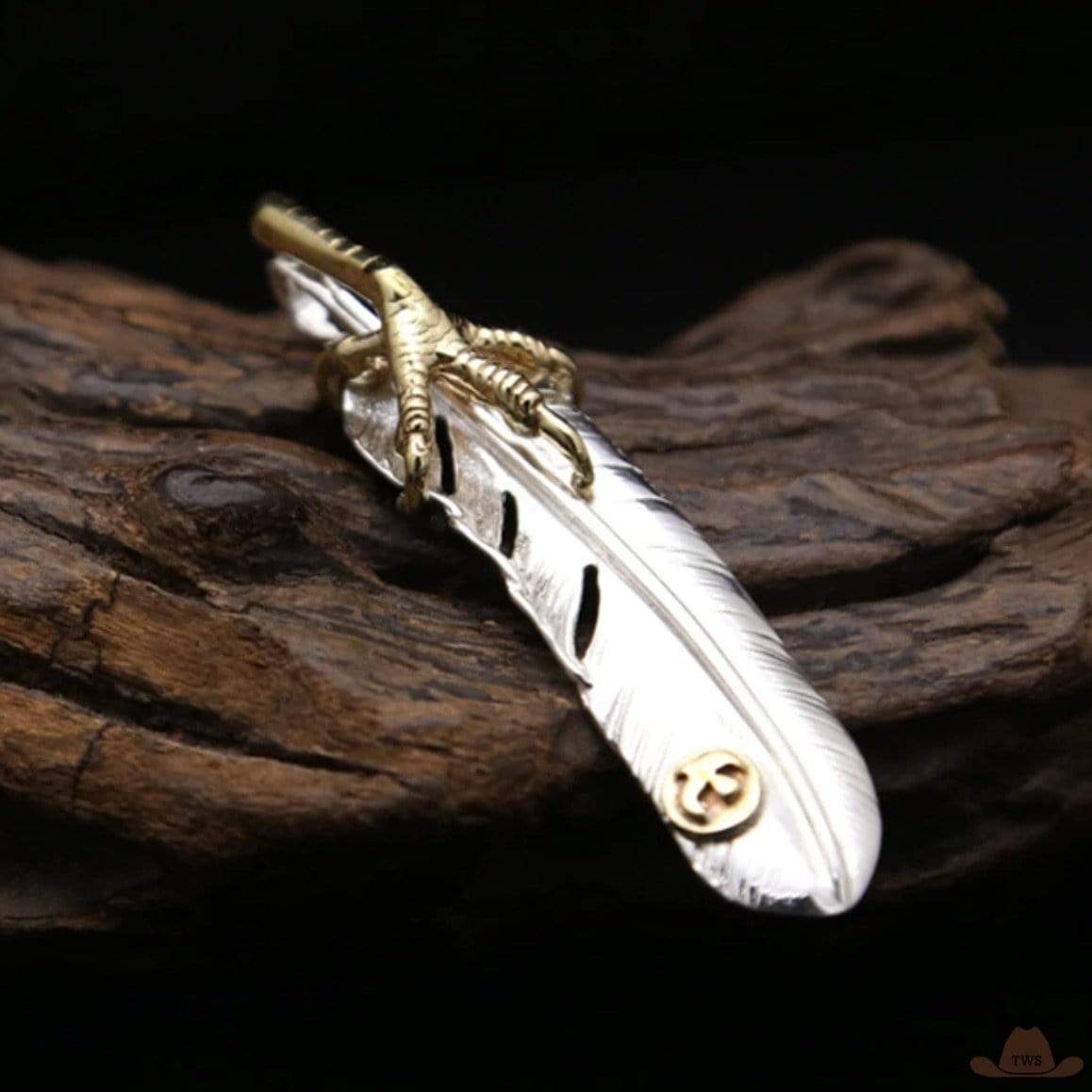 Pendentif de Plumes (Argent)