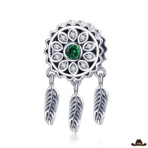 Pendentif Femme Attrape Rêve (Argent)