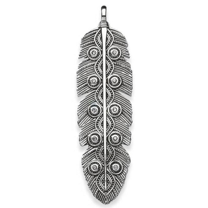 Pendentif Plume en Argent – Image 2