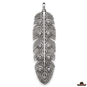 Pendentif Plume (Argent)