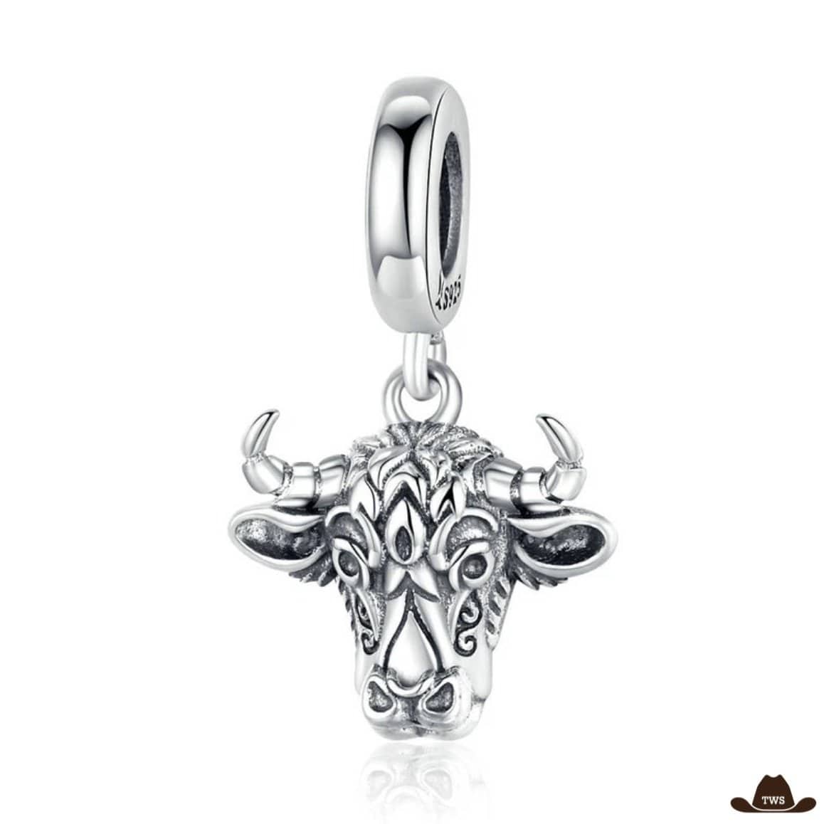 Pendentif Tête de Buffle (Argent)
