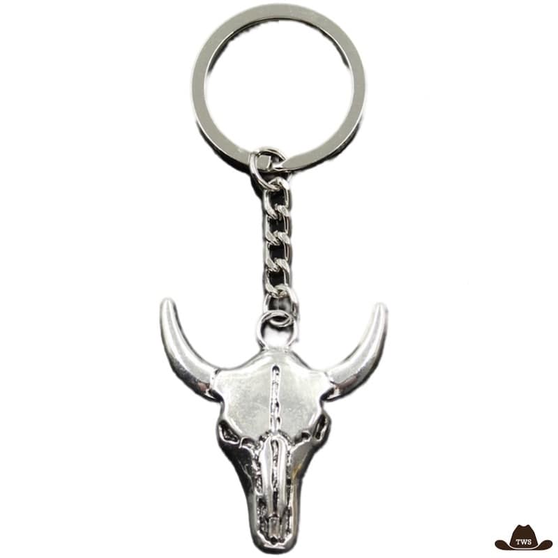 Porte-Clef Western Crâne de Buffle – Image 2