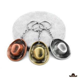 Porte-Clef Western Chapeau de Cowboy